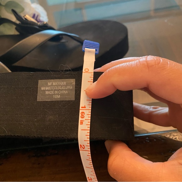 Marc Fisher Bejeweled Platform Flip Flops - Picture 7 of 8